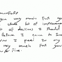 Letter from a client