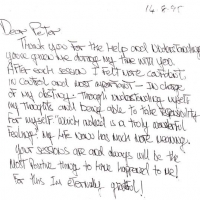 Letter from a client