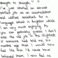 Letter from a client